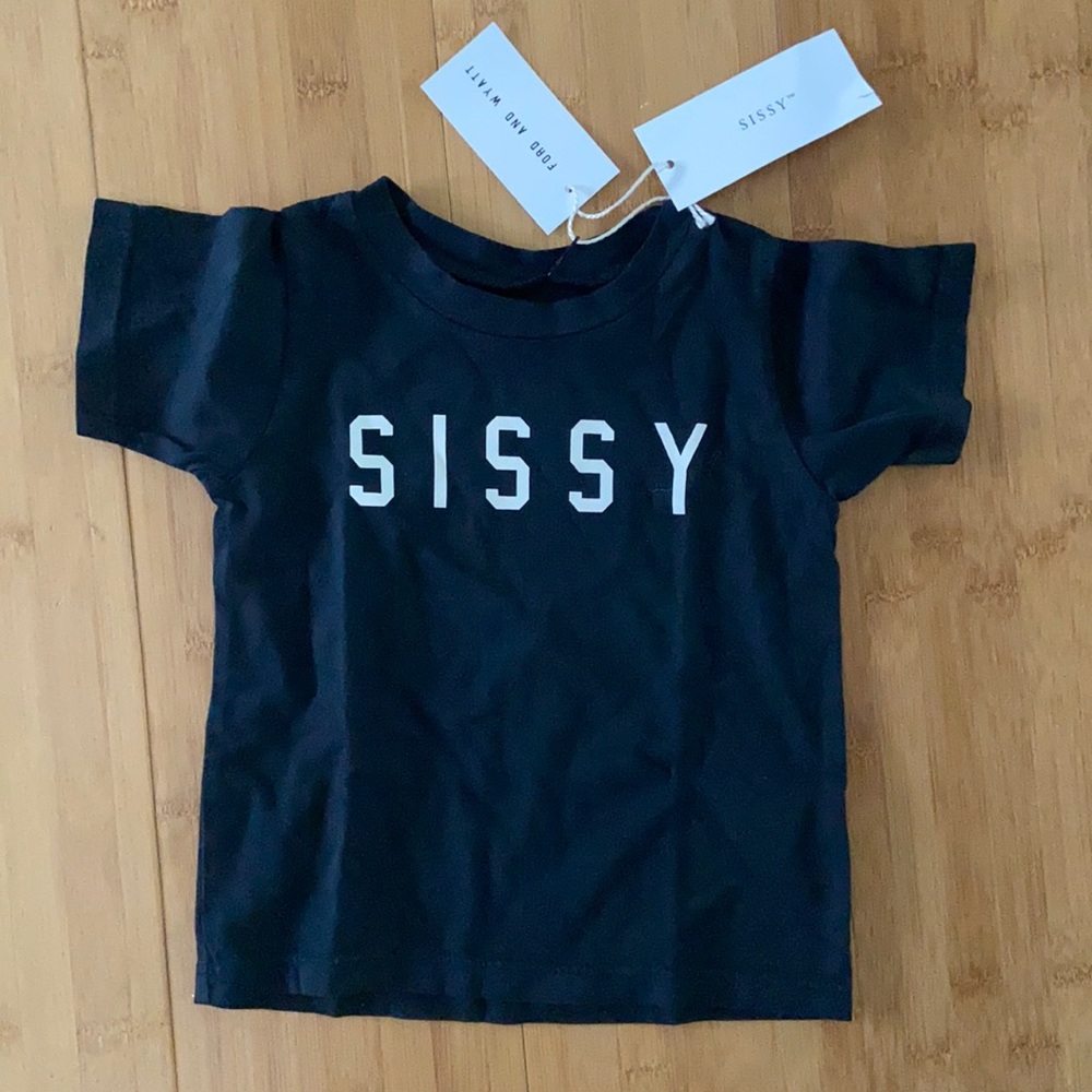 Ford and Wyatt Sissy tee 6m-12m